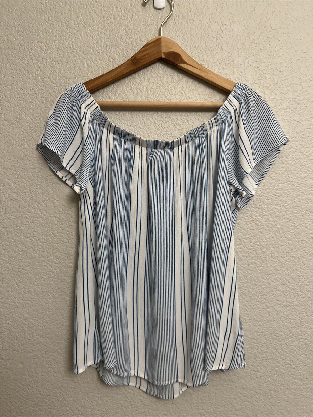 NEW Bobeau Top Coastal Cottage Lagenlook Minimalist Quiet Luxury Flowy Sz S